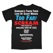 スクリーム // Reserve Your Copy (Video Store Promotional T-Shirt / Timed Edition)